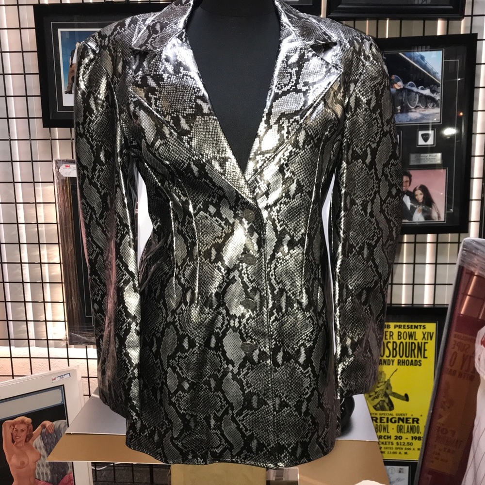 SOLD on Mercati -3 Piece Snakeskin Print Stage Wear Set by Pleasure Addict